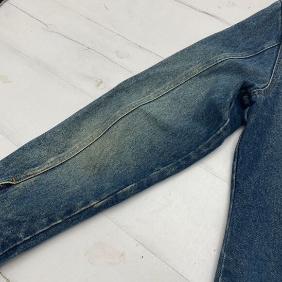 NY Jeans Denim Medium Wash Cotton Button Down Jean Jacket Woman's Medium Y2K - Picture 10 of 11